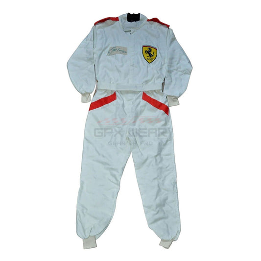 1956 Juan Manuel Fangio F1 Racing Suit Team Ferrari