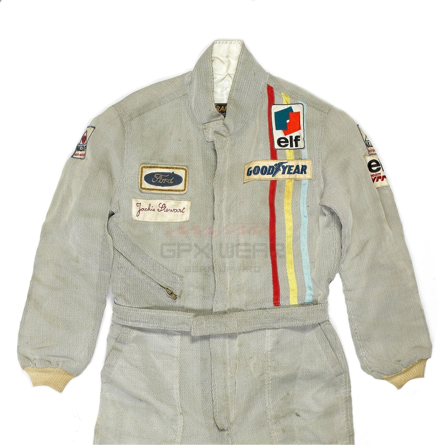 1971 Jackie Stewart Monaco GP F1 Racing Suit Team Tyrrell-Ford