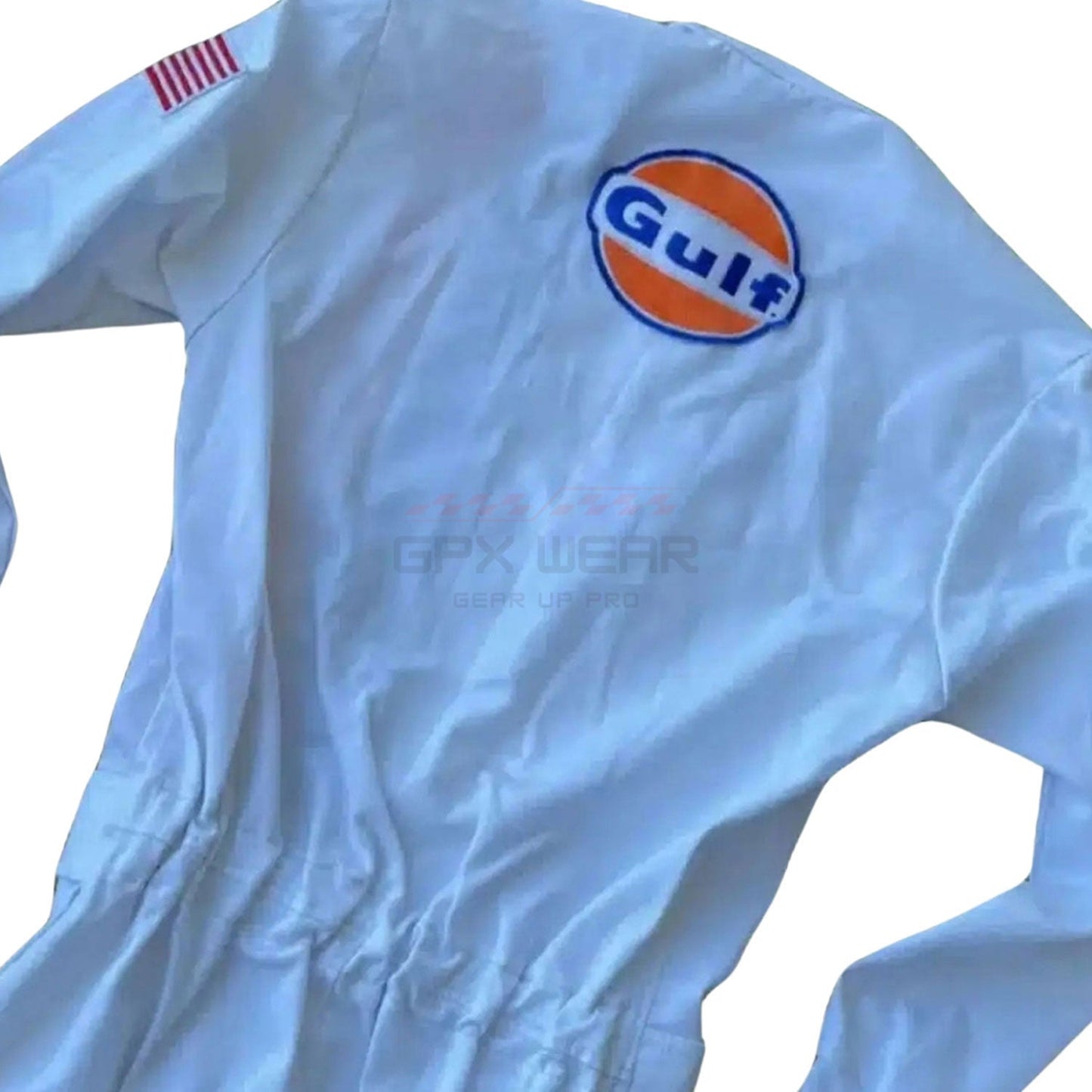 1971 Michael Delaney (Steve McQueen) F1 The LeMans Movie Racing Suit Team Porsche/Gulf
