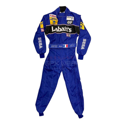 1983 Alain Prost F1 Racing Suit Team Williams-Renault
