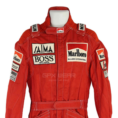 1984 Niki Lauda World Championship Winning Season F1 Racing Suit Team McLaren