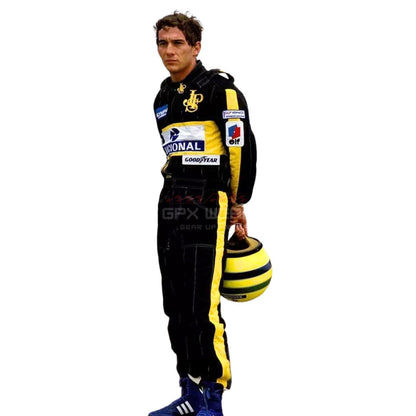 1985 Ayrton Senna F1 Racing Suit Team Lotus