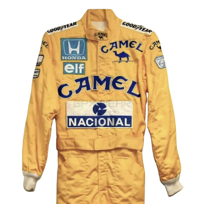 1987 Ayrton Senna F1 Racing Suit Team Lotus