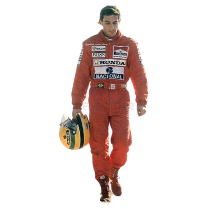 1991 Ayrton Senna United States GP F1 Racing Suit Team McLaren