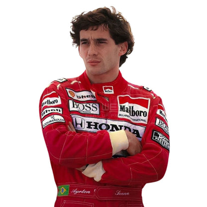 1991 Ayrton Senna United States GP F1 Racing Suit Team McLaren