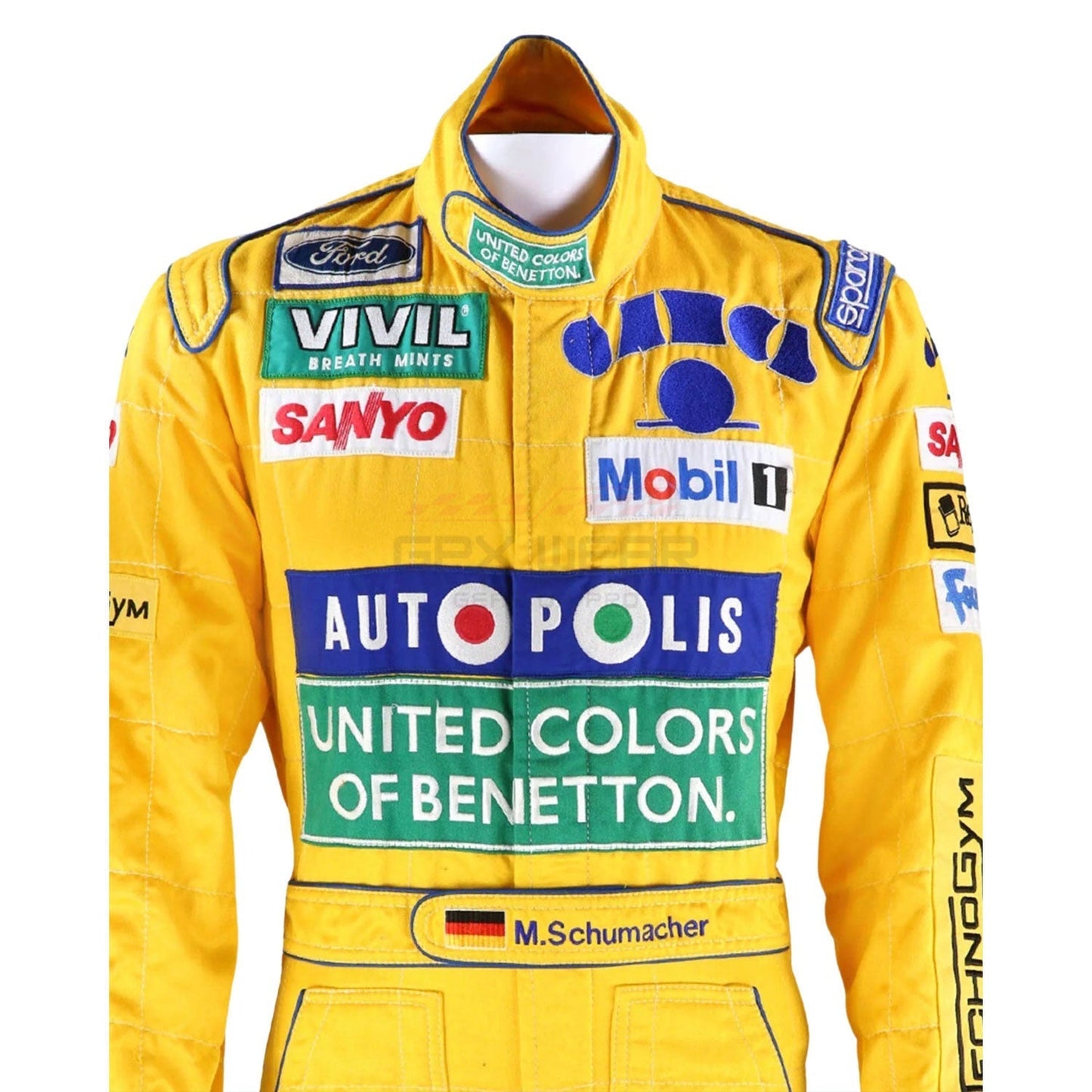 1992 Michael Schumacher F1 Racing Suit Team Benetton Ford