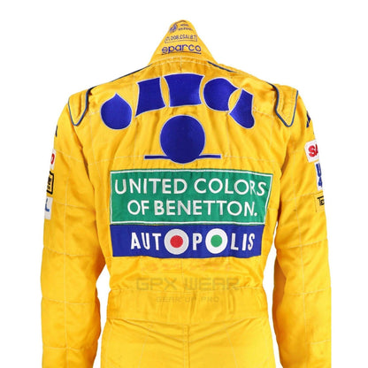 1992 Michael Schumacher F1 Racing Suit Team Benetton Ford