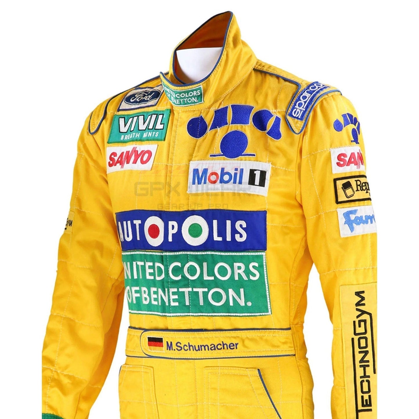 1992 Michael Schumacher F1 Racing Suit Team Benetton Ford
