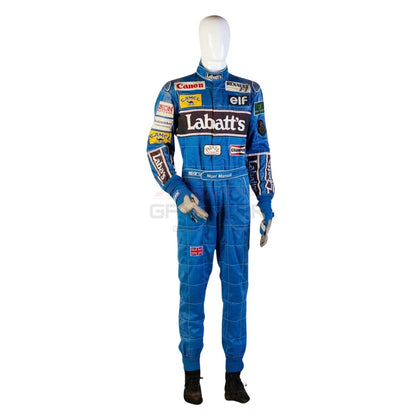 1992 Nigel Mansell F1 Racing Suit Team Williams