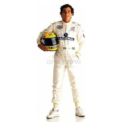 1993 Ayrton Senna Paris Bercy F1 Racing Suit Team McLaren