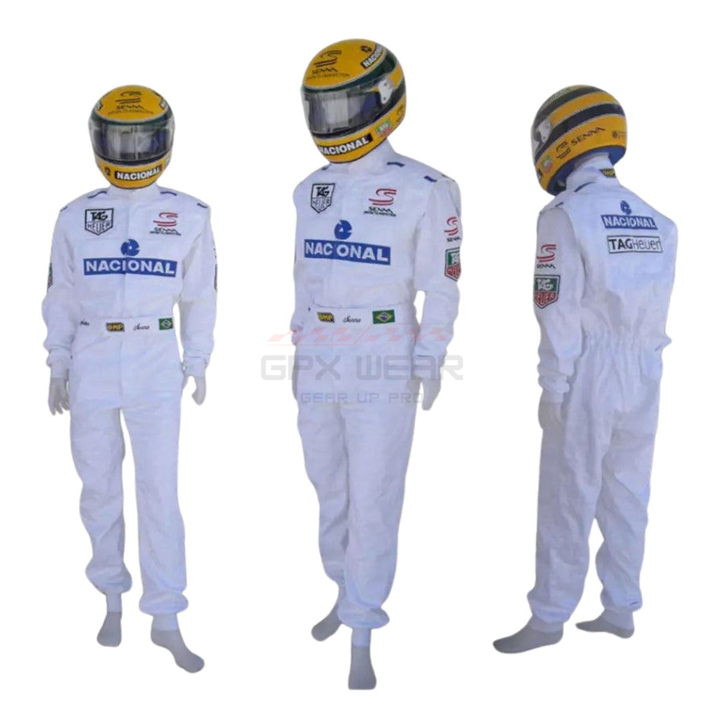 1993 Ayrton Senna Paris Bercy F1 Racing Suit Team McLaren