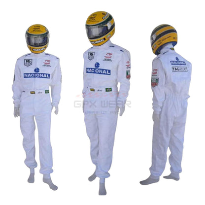 1993 Ayrton Senna Paris Bercy F1 Racing Suit Team McLaren