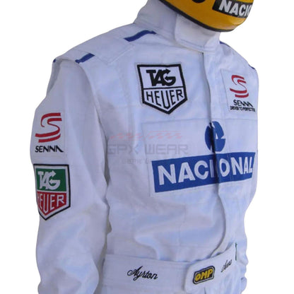 1993 Ayrton Senna Paris Bercy F1 Racing Suit Team McLaren