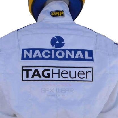 1993 Ayrton Senna Paris Bercy F1 Racing Suit Team McLaren