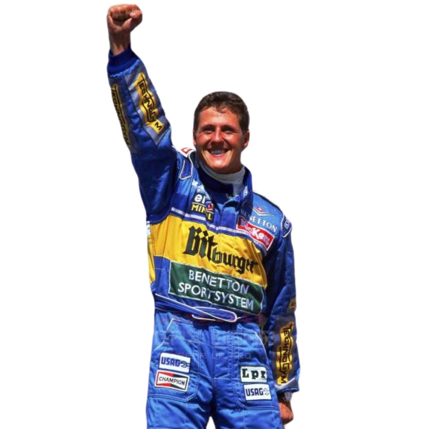 1995 Michael Schumacher BitBurger F1 Racing Suit Team Benetton