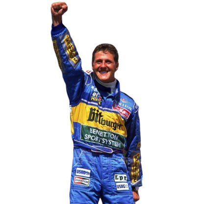 1995 Michael Schumacher BitBurger F1 Racing Suit Team Benetton