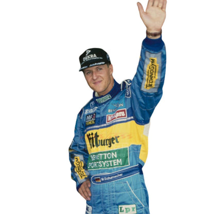 1995 Michael Schumacher BitBurger F1 Racing Suit Team Benetton