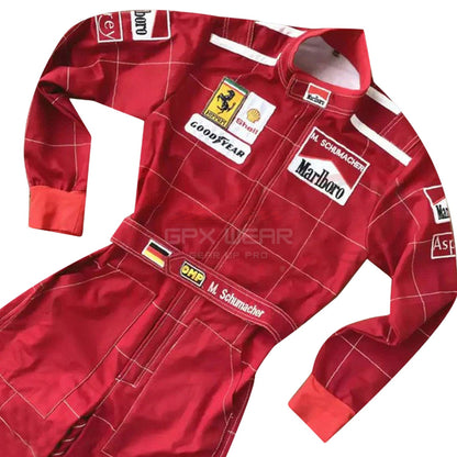 1996 Michael Schumacher F1 Racing Suit Team Ferrari