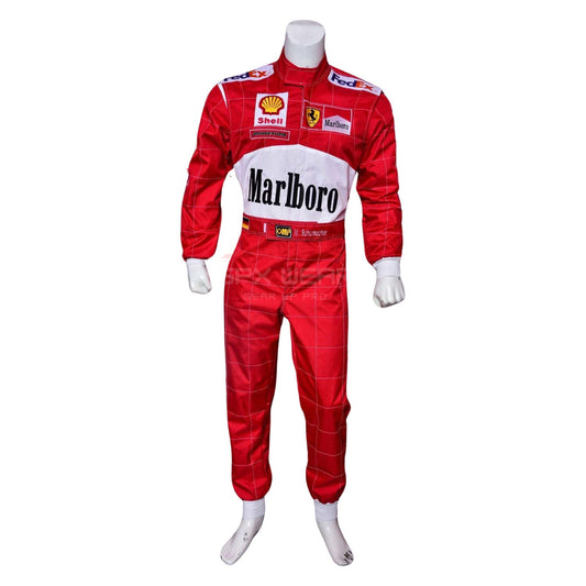 2001 Michael Schumacher Belgian GP F1 Racing Suit Team Ferrari