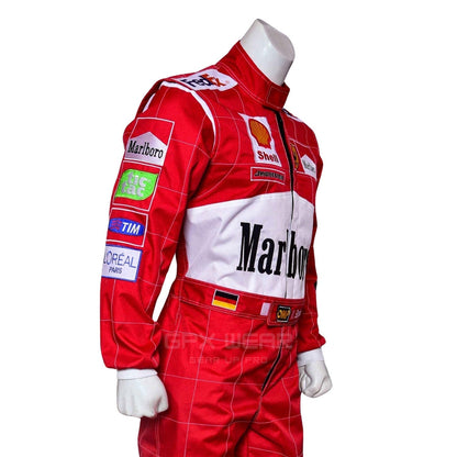 2001 Michael Schumacher Belgian GP F1 Racing Suit Team Ferrari