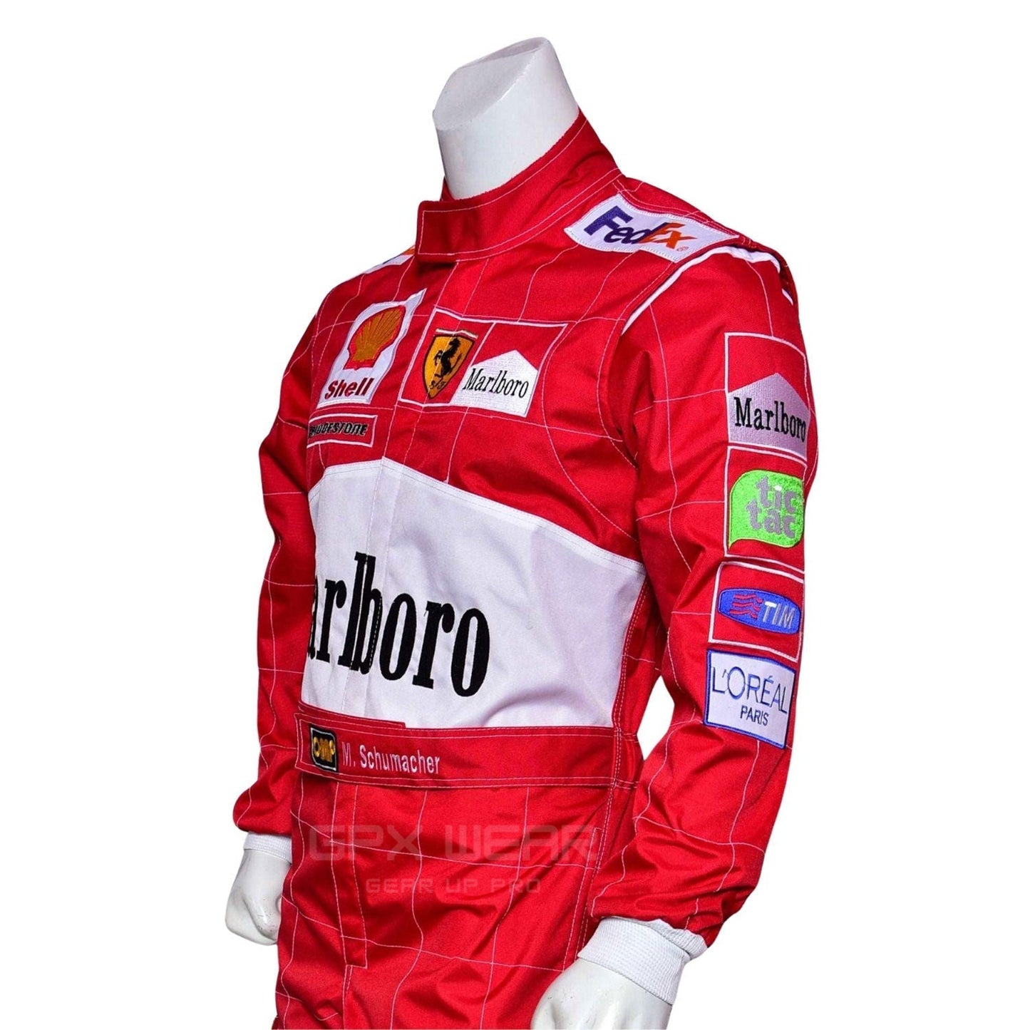 2001 Michael Schumacher Belgian GP F1 Racing Suit Team Ferrari