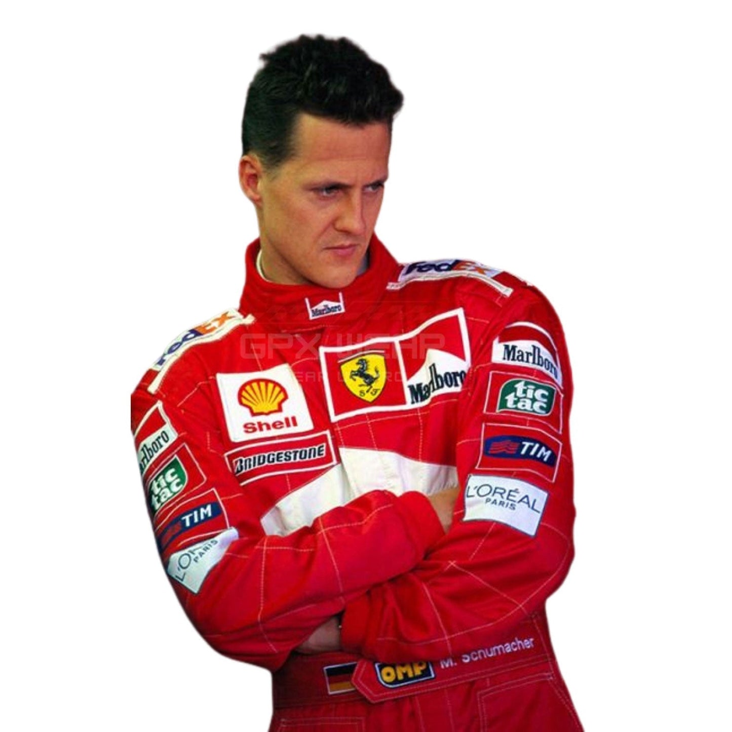 2001 Michael Schumacher Belgian GP F1 Racing Suit Team Ferrari