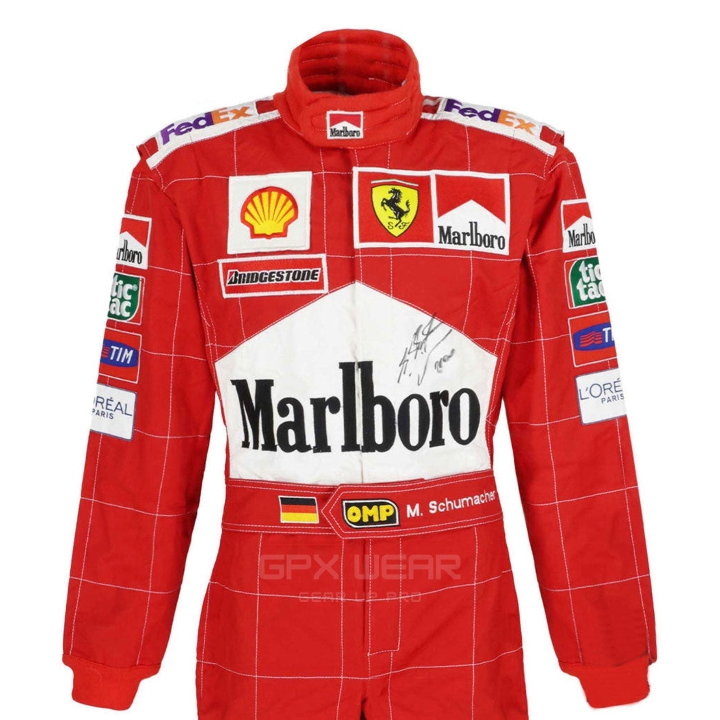 2002 Michael Schumacher F1 Racing Suit Team Ferrari