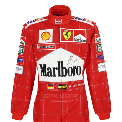 2002 Michael Schumacher F1 Racing Suit Team Ferrari