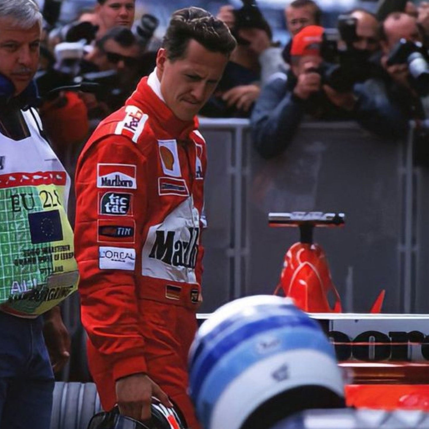 2002 Michael Schumacher F1 Racing Suit Team Ferrari