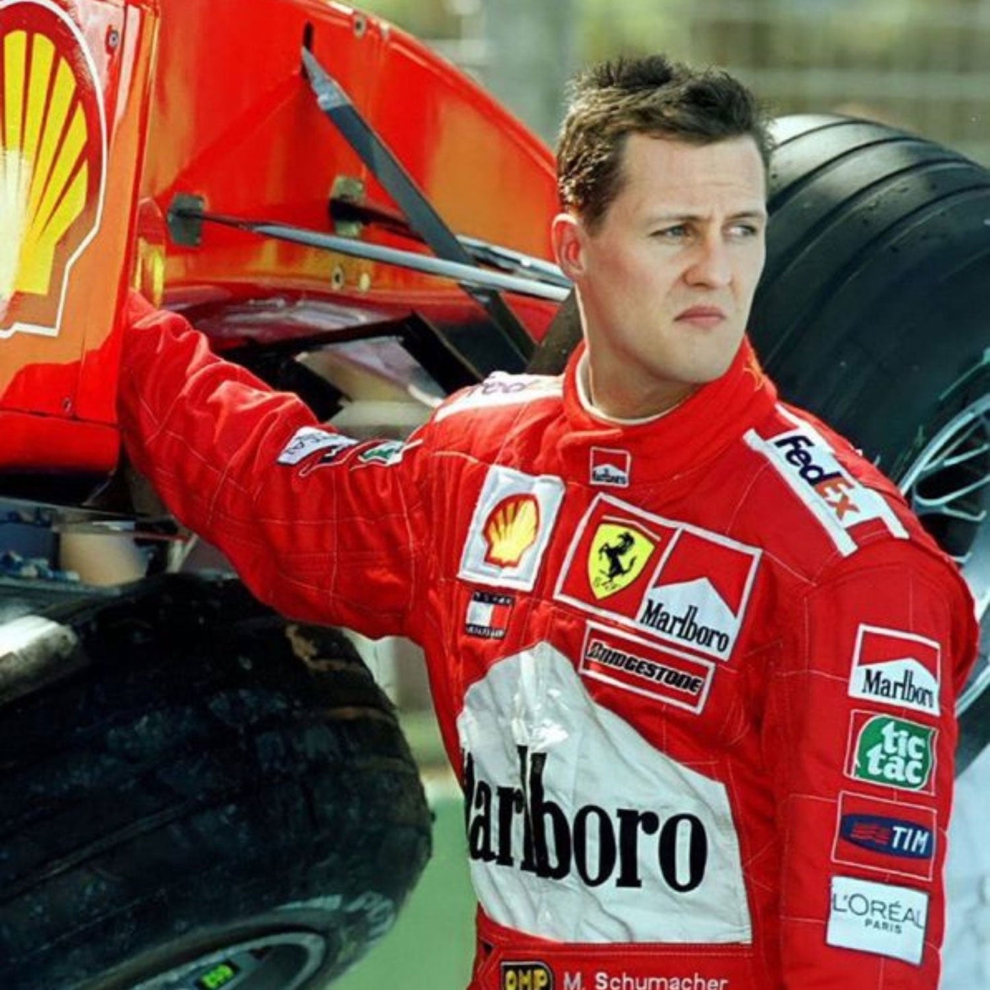 2002 Michael Schumacher F1 Racing Suit Team Ferrari