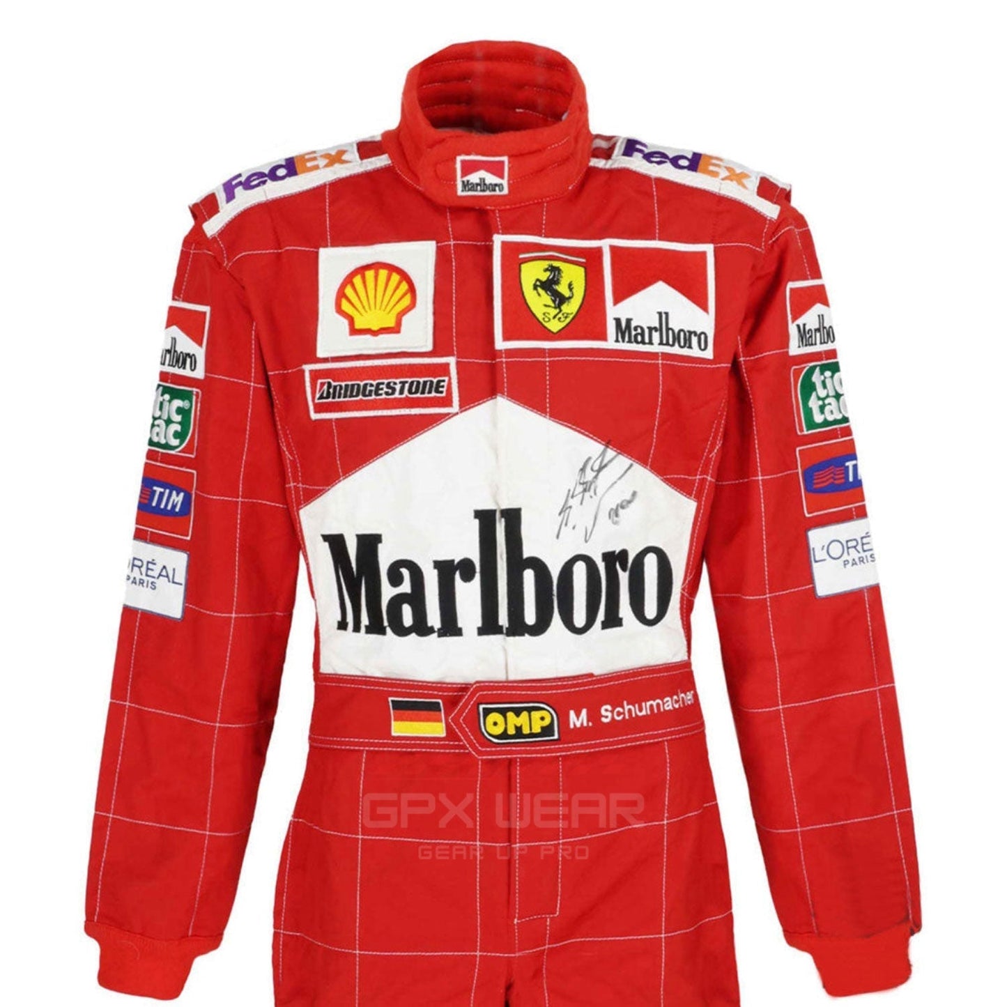 2004 Michael Schumacher F1 Racing Suit Team Ferrari