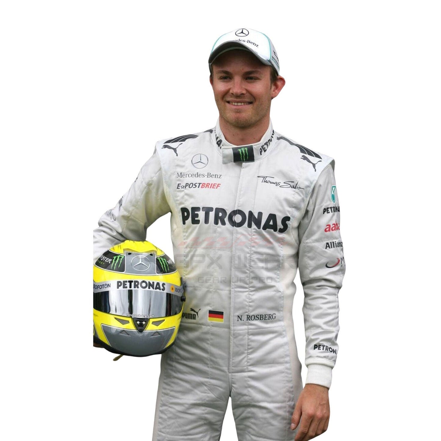 2012 Nico Rosberg F1 Racing Suit Team Mercedes