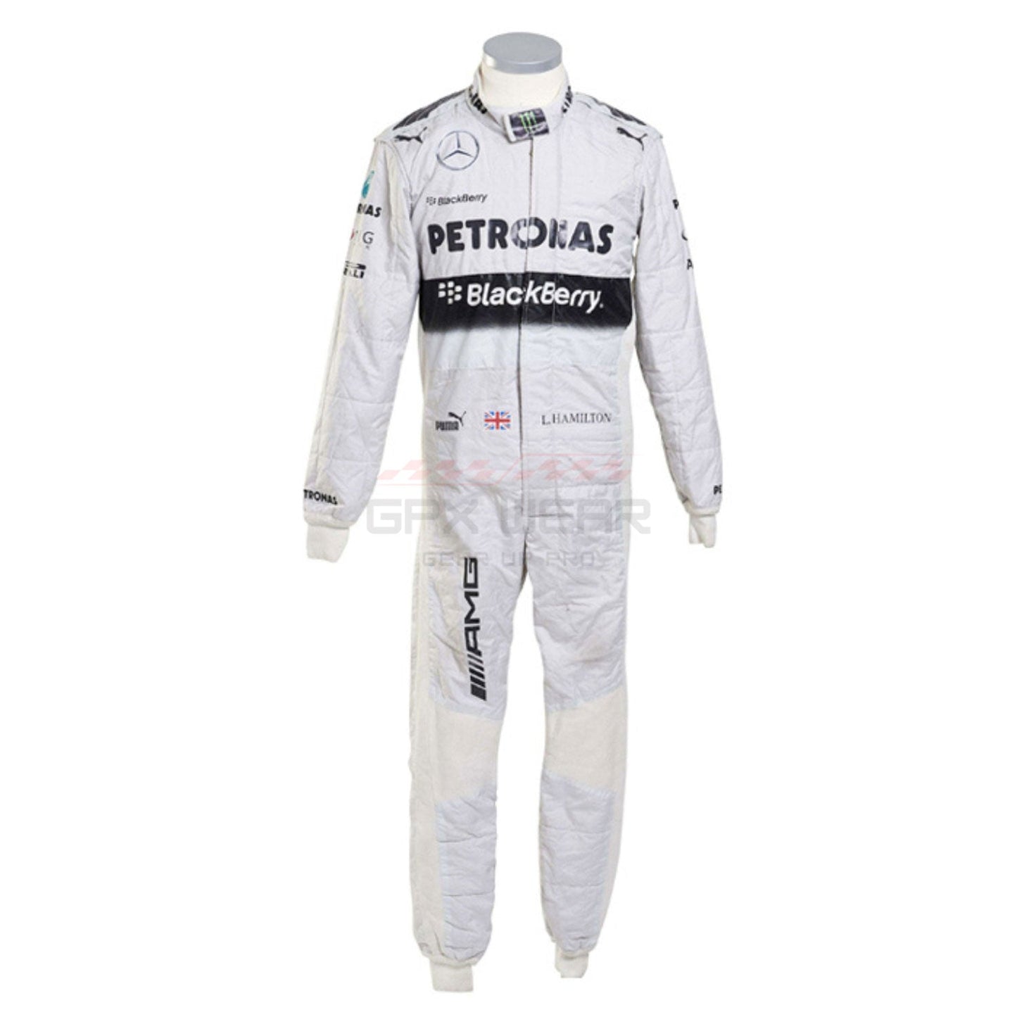 2014 Lewis Hamilton F1 Racing Suit Team Mercedes