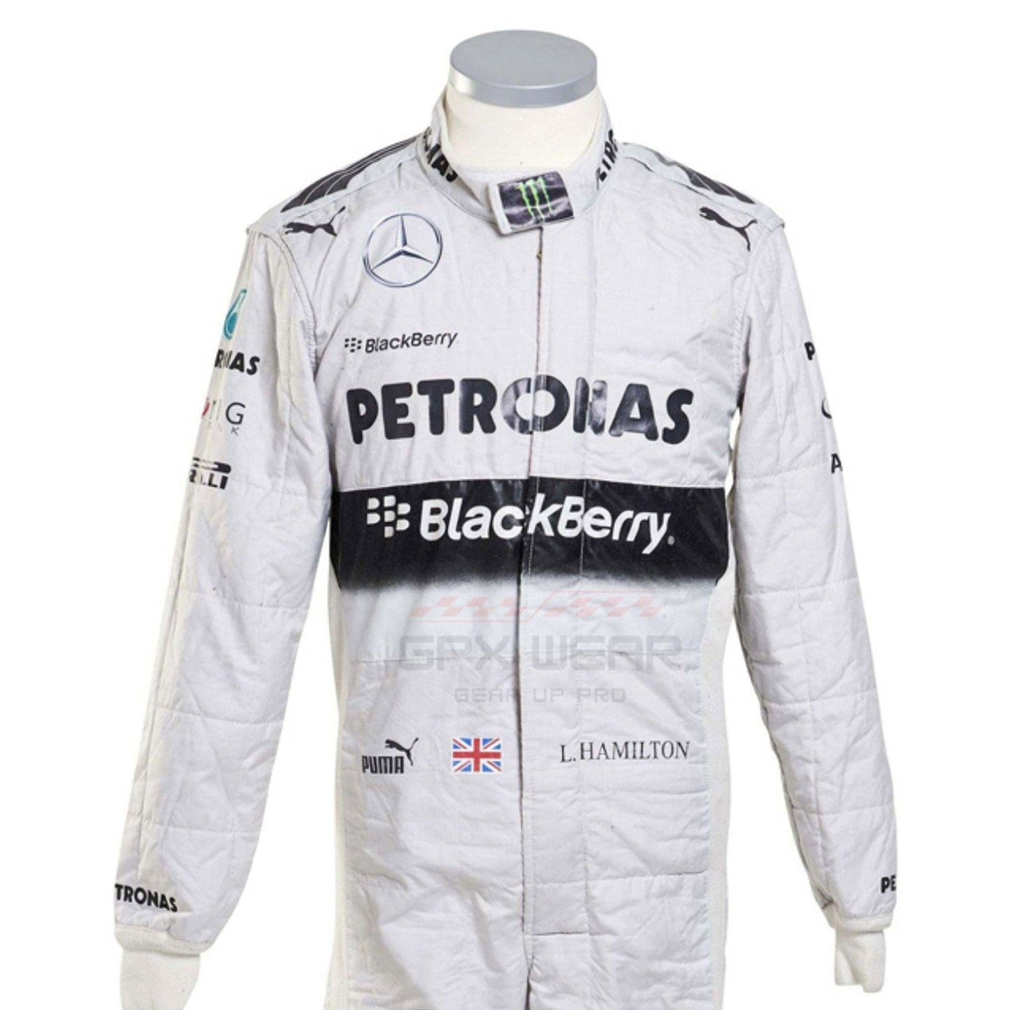 2014 Lewis Hamilton F1 Racing Suit Team Mercedes