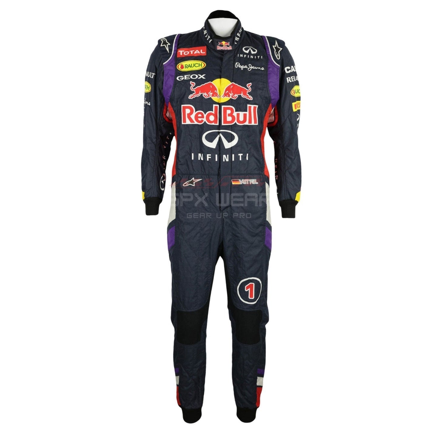 2014 Sebastian Vettel F1 Racing Suit Team Red Bull