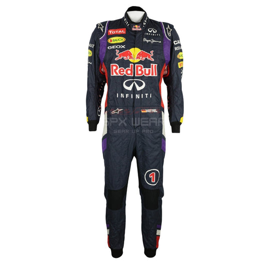2014 Sebastian Vettel F1 Racing Suit Team Red Bull