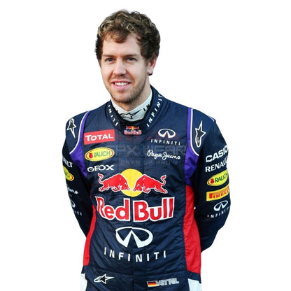 2014 Sebastian Vettel F1 Racing Suit Team Red Bull