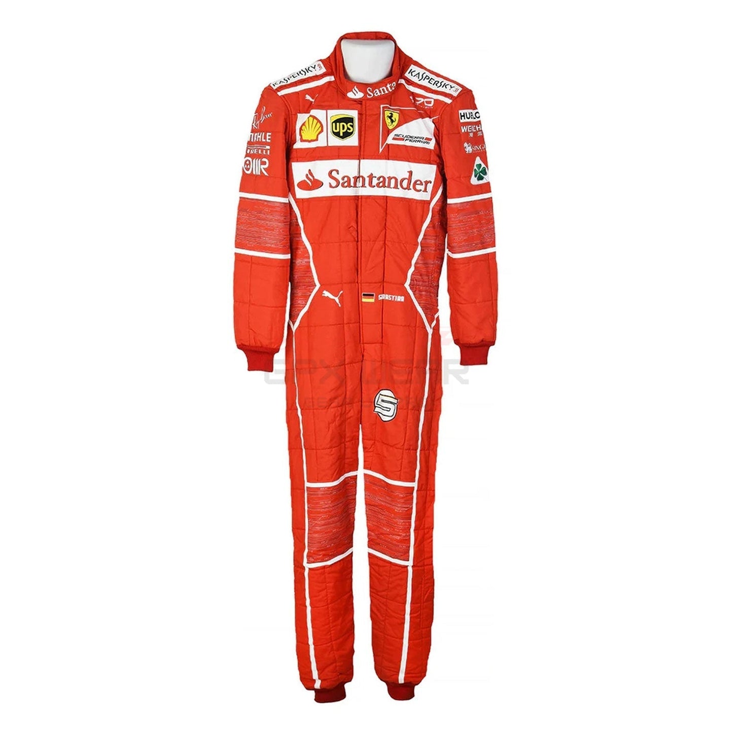 2017 Sebastian Vettel F1 Racing Suit Team Ferrari