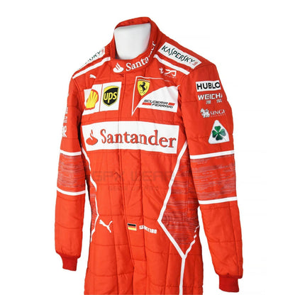 2017 Sebastian Vettel F1 Racing Suit Team Ferrari