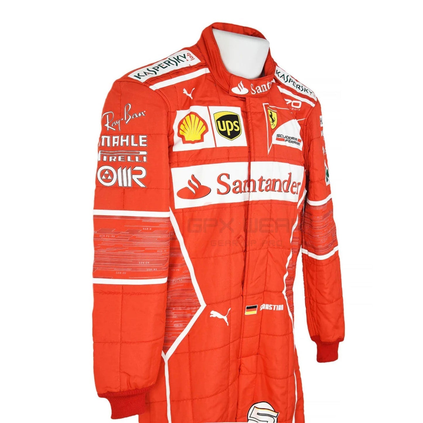 2017 Sebastian Vettel F1 Racing Suit Team Ferrari