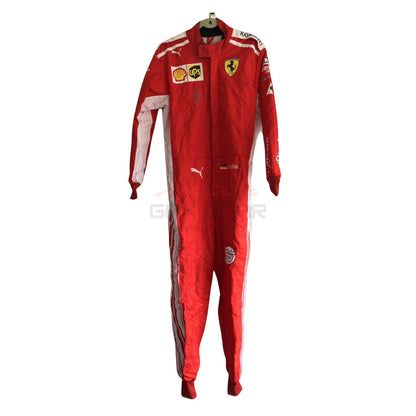 2018 Sebastian Vettel F1 Racing Suit Team Ferrari