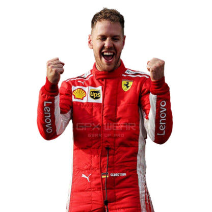 2018 Sebastian Vettel F1 Racing Suit Team Ferrari
