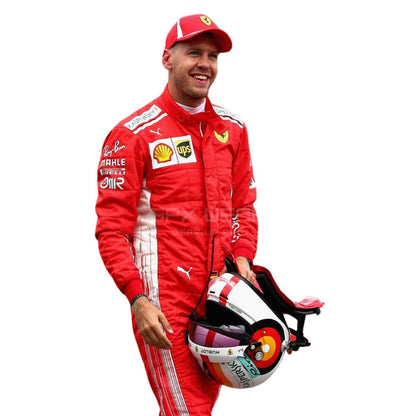 2018 Sebastian Vettel F1 Racing Suit Team Ferrari
