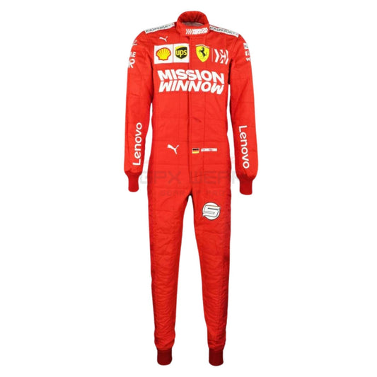 2019 Sebastian Vettel Brazilian GP F1 Racing Suit Team Ferrari