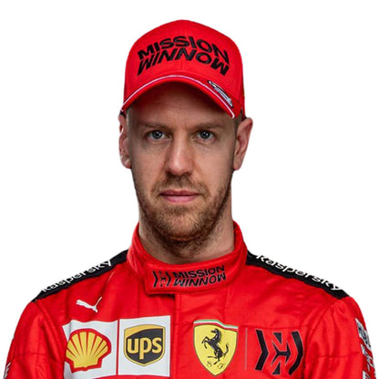 2019 Sebastian Vettel Brazilian GP F1 Racing Suit Team Ferrari