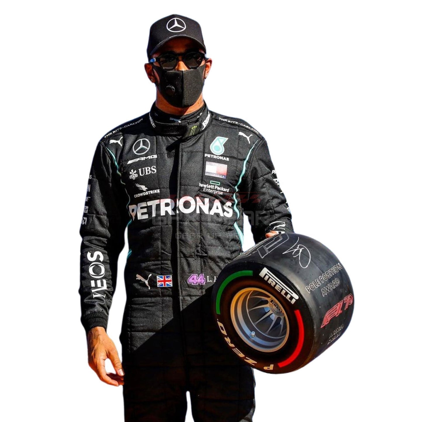 2020 Lewis Hamilton F1 Racing Suit Team Mercedes
