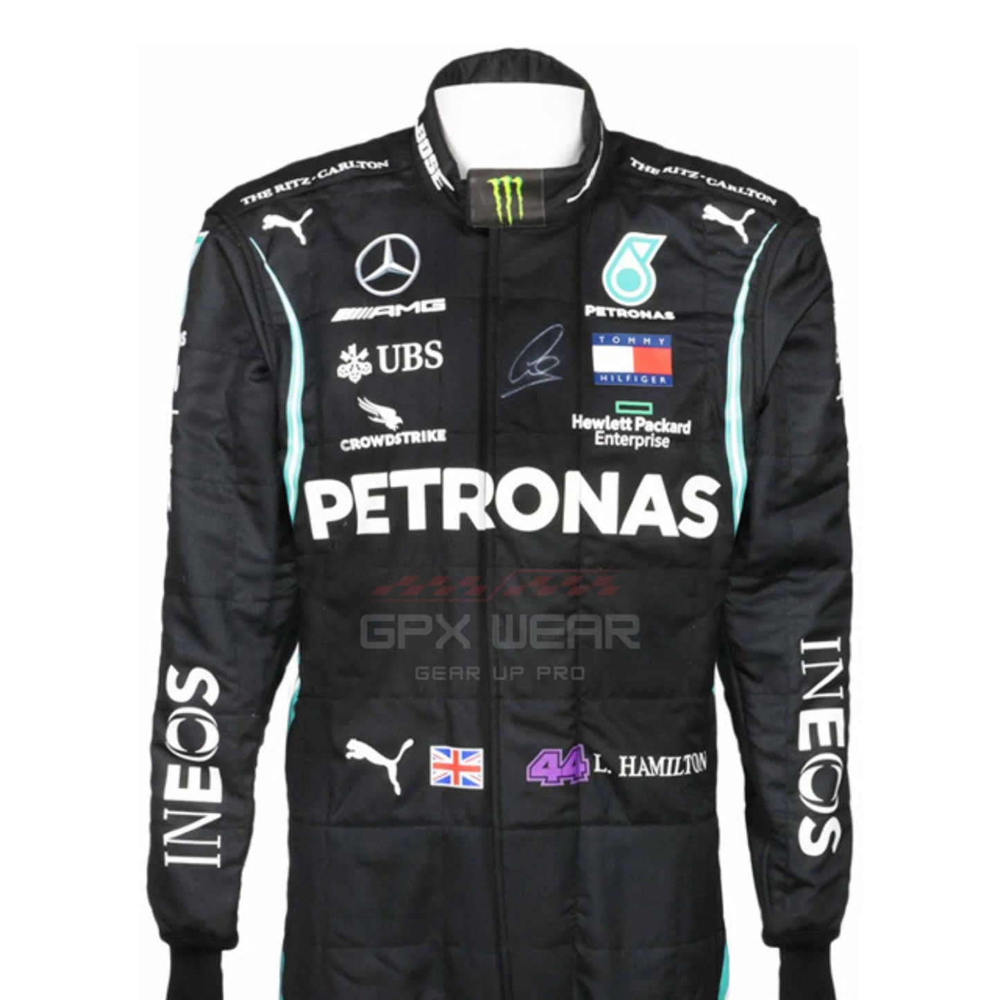 2020 Lewis Hamilton F1 Racing Suit Team Mercedes