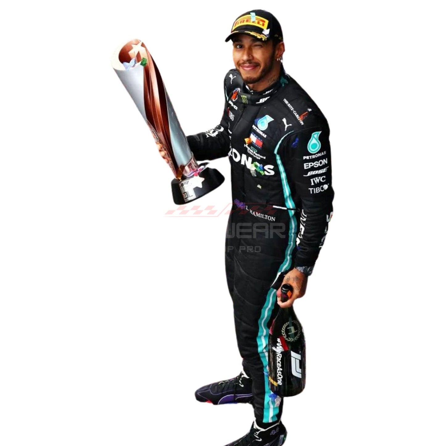 2020 Lewis Hamilton F1 Racing Suit Team Mercedes