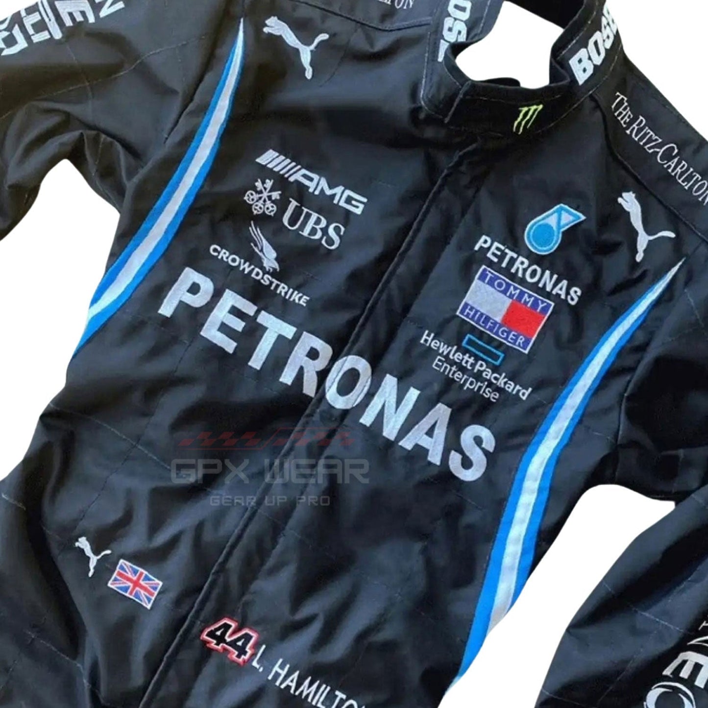 2022 Lewis Hamilton F1 Racing Suit Team Mercedes