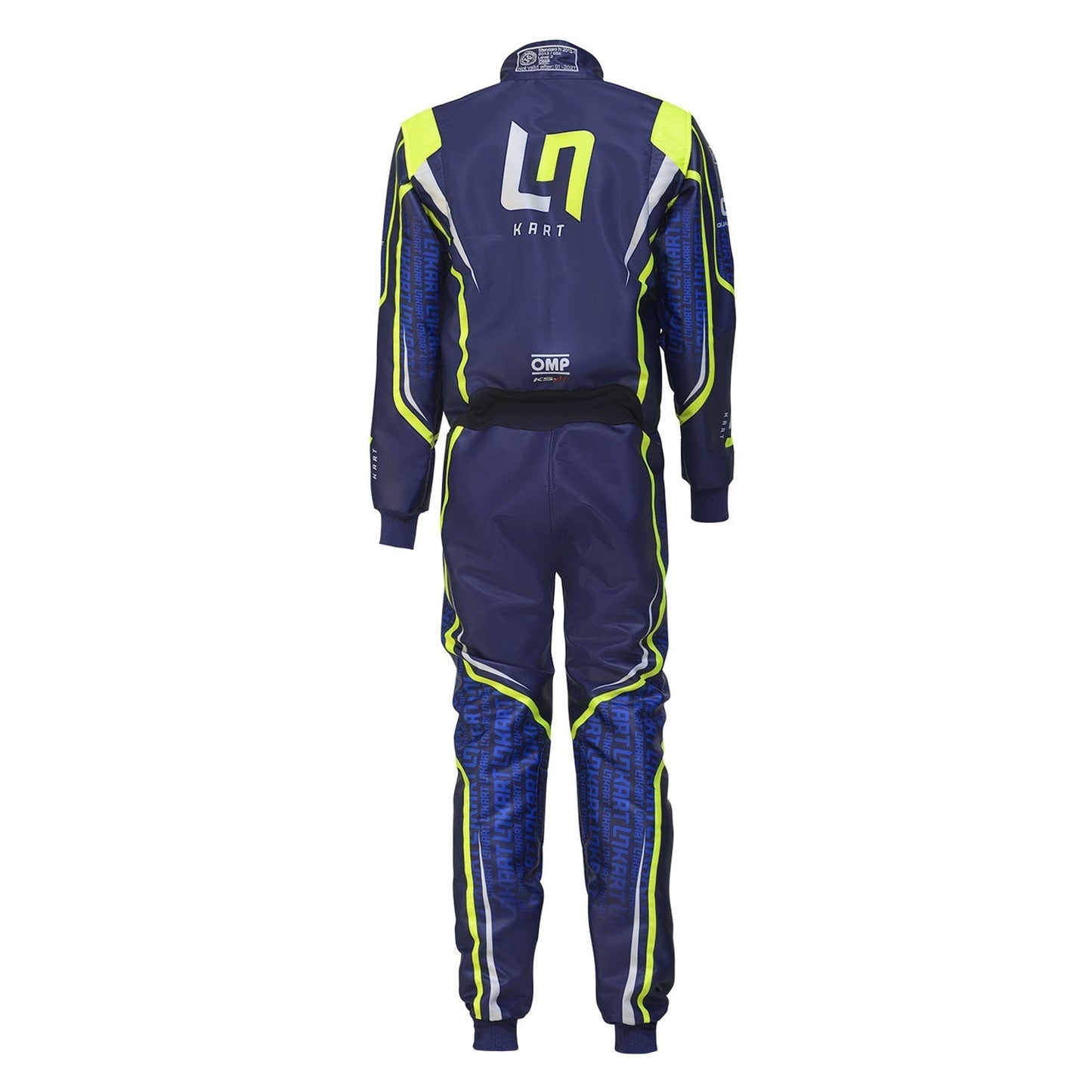 Back View of 2022 OMP LN Go-Kart Racing Suit